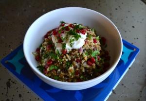 Cypriot Grain Salad with Lemony Yogurt