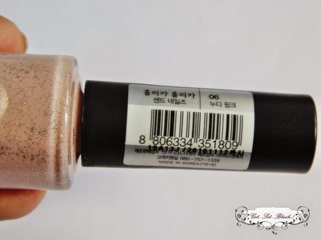 Holika Holika Sand Nails in 06 Review and Swatches