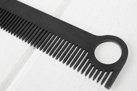 This Matte Black Steel Comb is Nicer Than My Hair