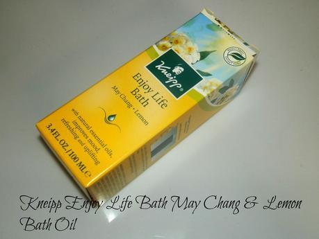 Kneipp Enjoy Life Bath May Chang & Lemon Bath Oil Reviews 