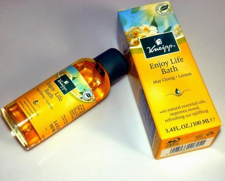 Kneipp Enjoy Life Bath May Chang & Lemon Bath Oil Reviews 