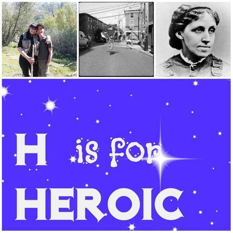 H is for heroic collage