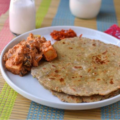 Haryana -- Bajre ki Roti & Paneer Do Pyaza