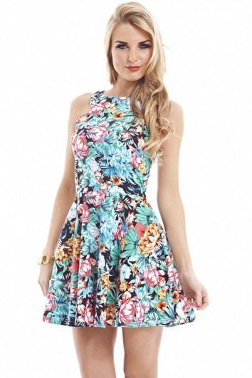 JUMGLE PRINTED KICK OUT SKATER DRESS Price: £30.00