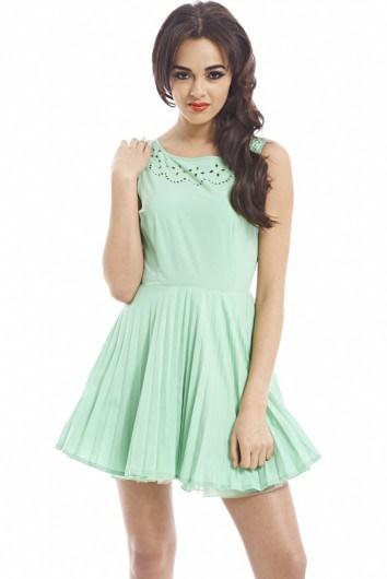 LASER CUT KICK OUT SKATER DRESS Price: £35.00