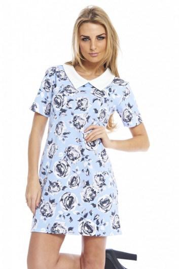 PONTY COLLAR FLORAL DRESS Price: £30.00