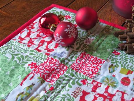 Sewing up Christmas: Quilted Table Runner and PJs