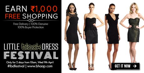 Little Black Dress Festival On at Bhaap.com for 2 days