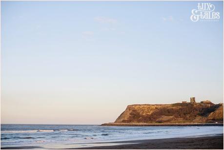 Cliff at north beach in Scarborough