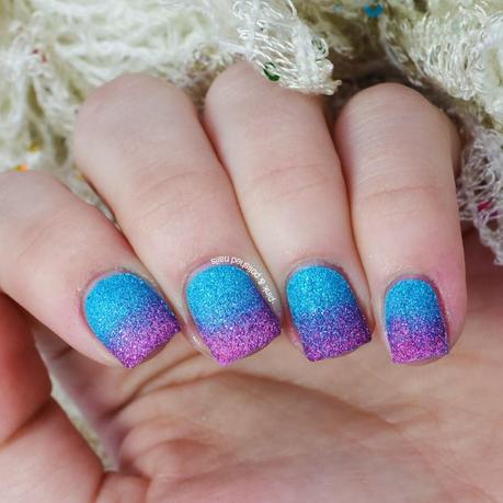 A mini gradient with OPI Beach Sandies