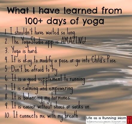What I have learned from 100+ days of yoga