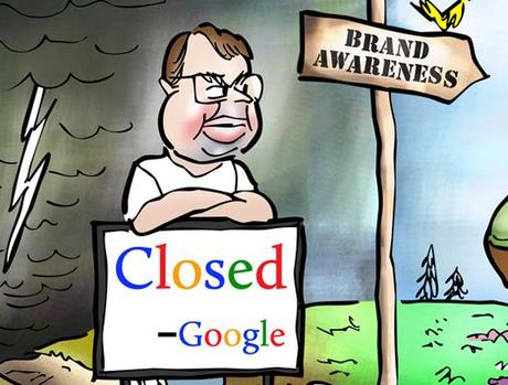 detail image for ClickZ illustration guest blogger choosing path toward brand awareness Matt Cutts Google blocking road to spam to boost SEO and page rank