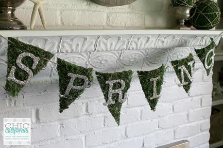 How to Make A Spring Banner: Tutorial from Chic California