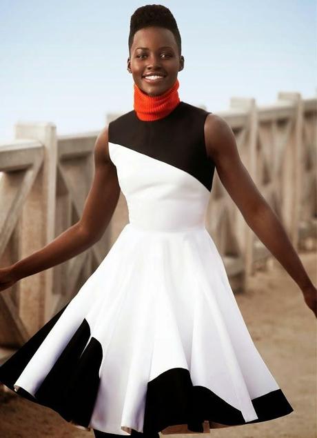 Elle Fanning, Kate Mara, Emilia Clarke, Elizabeth Olsen, and Lupita Nyong'o  For Marie Claire Magazine, May 2014