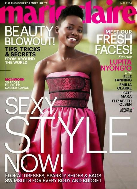 Elle Fanning, Kate Mara, Emilia Clarke, Elizabeth Olsen, and Lupita Nyong'o  For Marie Claire Magazine, May 2014