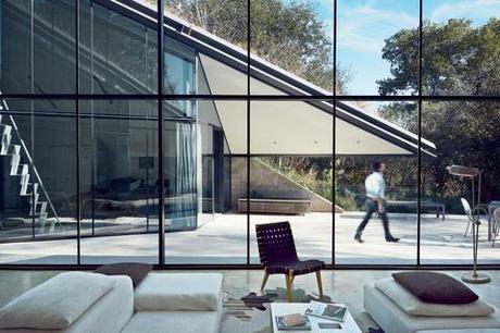 Modern living room with Jens Risom side chair