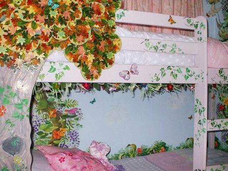 DIY fairy bed ideas for little girls bedroom