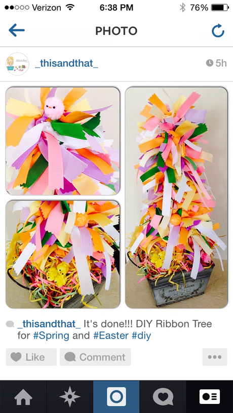 DIY: Step-by-Step Easter and Spring Ribbon Tree.