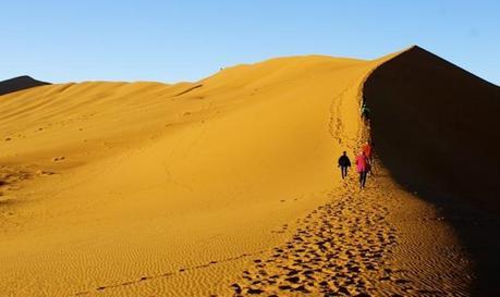 sand dunes in Sossusvlei, Namibia