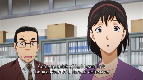 The star of a detective show is also the grandson of a famous detective? Who would have guessed?