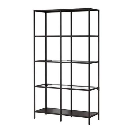 DIY Gold Etagere Bookcase