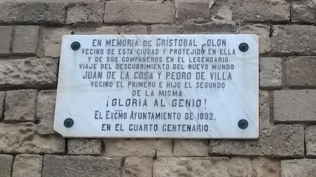Placa conmemorativa a Colón