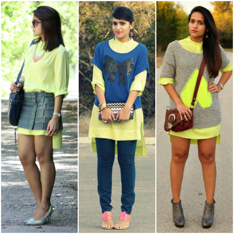 Three Ways To Style Hi-Low Tunic, Tanvii.com