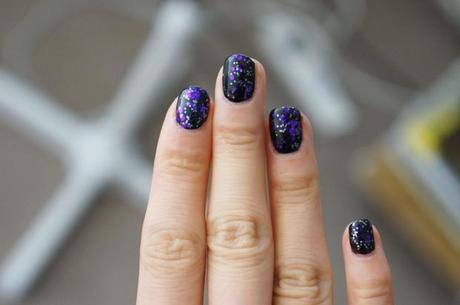 Sunday Mani Purple Sparkles