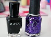 Sunday Mani Purple Sparkles