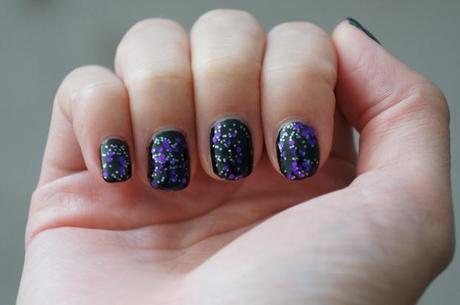 Sunday Mani Purple Sparkles