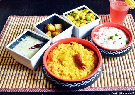 Express brunch menu#4-Sambar rice,curd rice and more