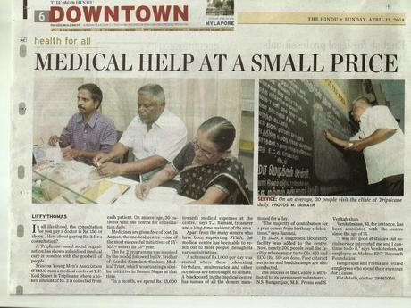 the two rupee dispensary at Triplicane - 'SYMA' in The Hindu 'downtown'