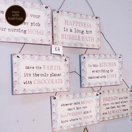Ideal Home Show 2014 Quote Plaques