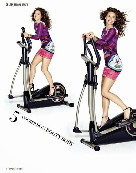 Emily DiDonato by James Macari for Grazia Magazine, France, April 2014