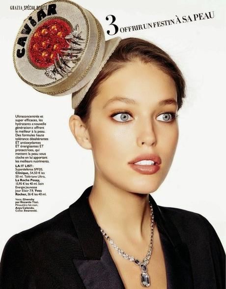 Emily DiDonato by James Macari for Grazia Magazine, France, April 2014