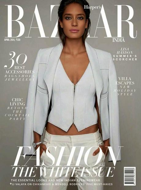 Lisa Haydon by Suresh Natarajan for Harper's Bazaar Magazine, India, April 2014