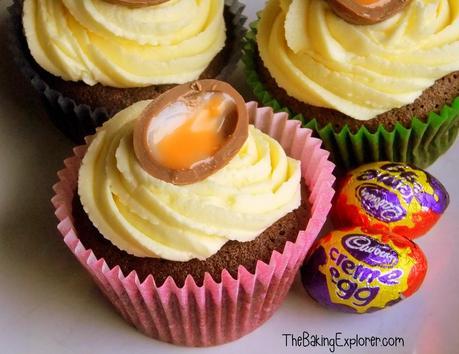 Creme Egg Cupcakes