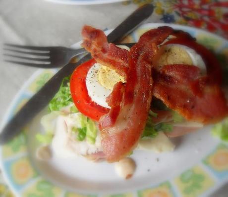 A Hearty Salad Sarnie . . .  Bacon Alert!!