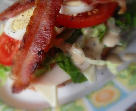 A Hearty Salad Sarnie . . .  Bacon Alert!!