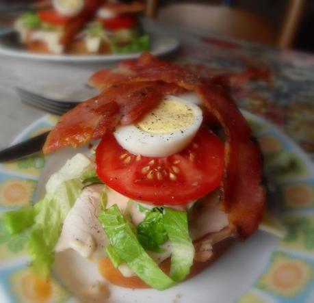 A Hearty Salad Sarnie . . .  Bacon Alert!!