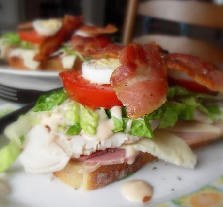 A Hearty Salad Sarnie . . .  Bacon Alert!!