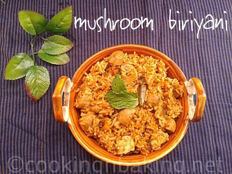 Mushroom Biriyani