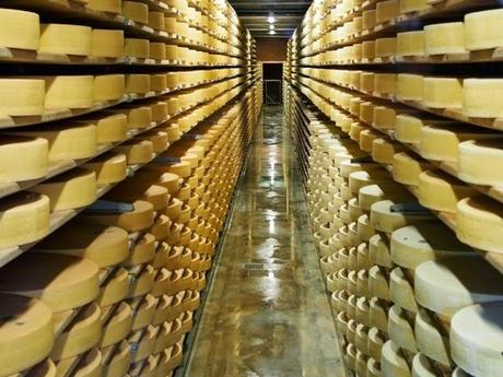 Alien In The Swiss Alps: Gruyères Cheese Factory