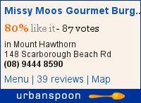 So excited a Missy Moos close to home! Missy Moos Gourmet Burger Bar on Urbanspoon