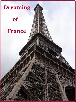 photo of Eiffel tower with words Dreaming of France