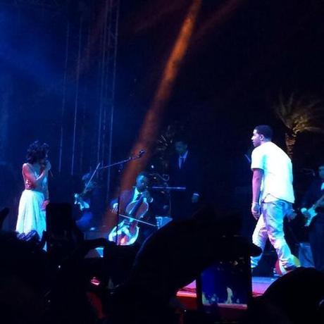 Drake Performs “From Time” At Coachella