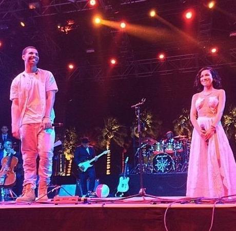 Drake Performs “From Time” At Coachella