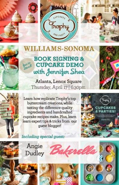 Atlanta Event: Trophy Cupcakes Book Signing and Cupcake Demo With Jennifer Shea And Bakerella