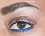 Face Of The Day: Gold + Midnight Blue