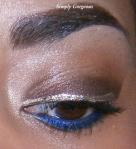 Face Of The Day: Gold + Midnight Blue